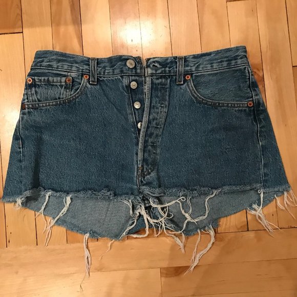 LEVIS Short High Waist Denim Shorts - Picture 1 of 4